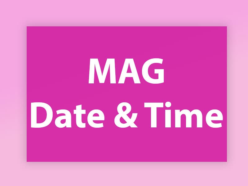 How to set Date and Time on MAG device?