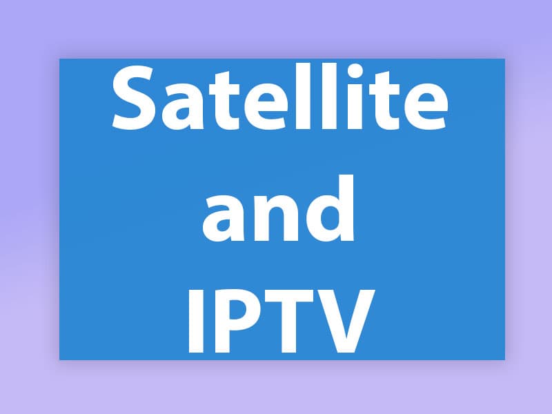 Do I need satellite for using IPTV?