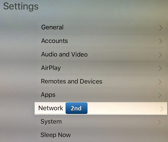 How to change DNS on apple tv