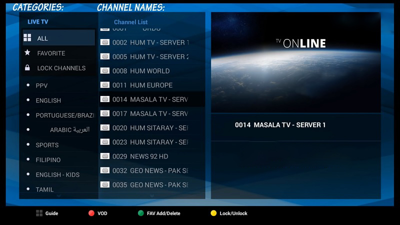 How to setup IPTV on AVOV TVOnline Box