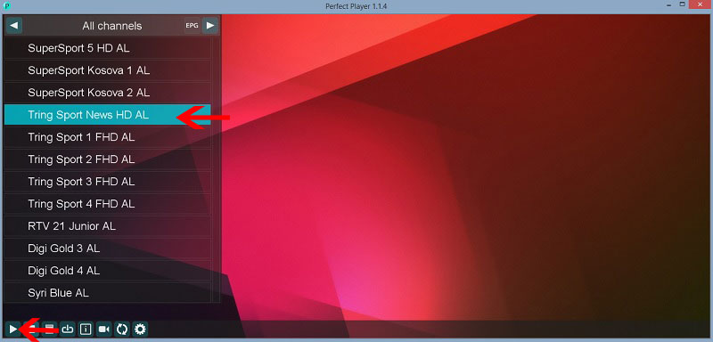 How to setup IPTV on Perfect Player in Computer